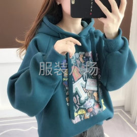 undefined - 女装大版落肩卫衣100件起批 - 图9