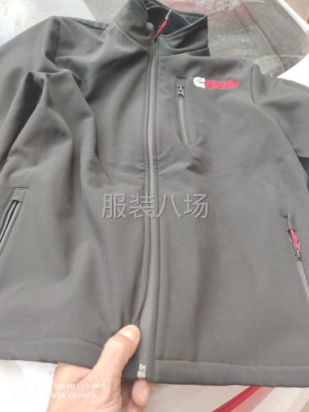 100D复合摇粒，锁边开衫外发-第3张图片