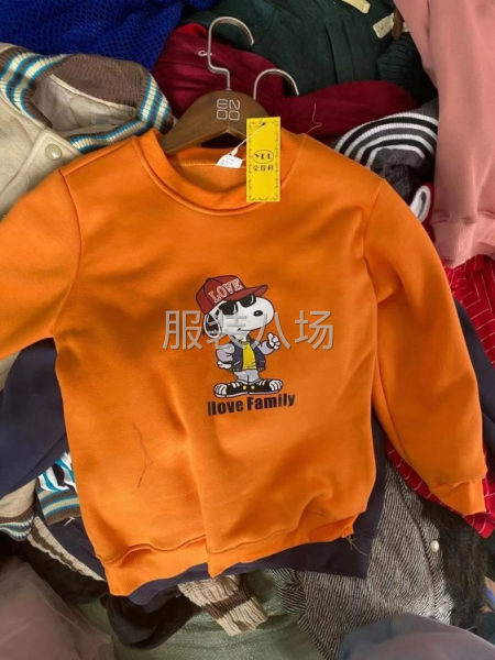 颜色包装靓立立的，中大童摇粒绒卫衣-第1张图片