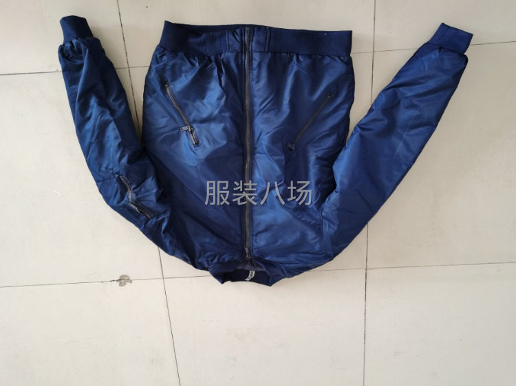 简单款男装棉衣外发夫妻对-第1张图片