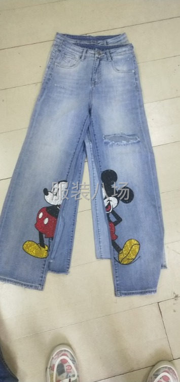 广州牛仔工厂承接网单牛仔裤 小单可接 做工 水洗一流-第1张图片