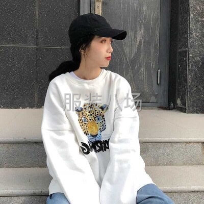 10000件起批 一个款多色 
老虎头卫衣新款爆-第2张图片