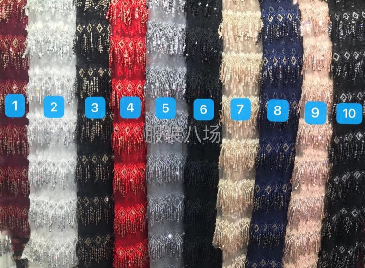 广州中大 泓达绣品，主营：亮片绣，三合一，平绣，车骨绳绣，-第6张图片