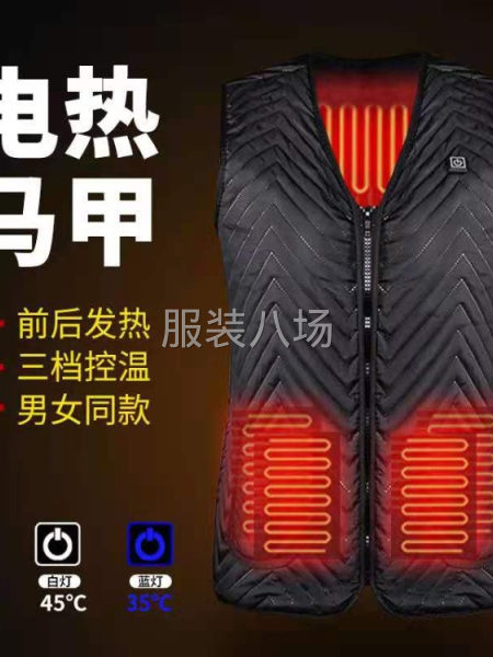 本厂年尾有多余外贸电热产品马甲 围巾 手套 护膝，底价处理-第5张图片