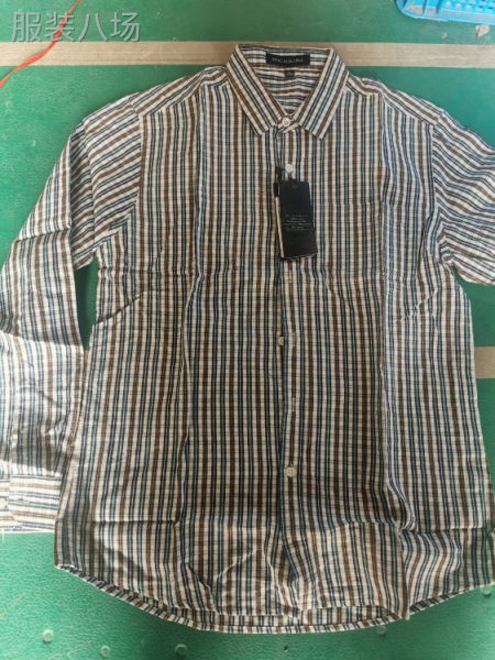 男士品牌长袖衬衫，六五棉，100%全棉质量不错，20000件-第3张图片