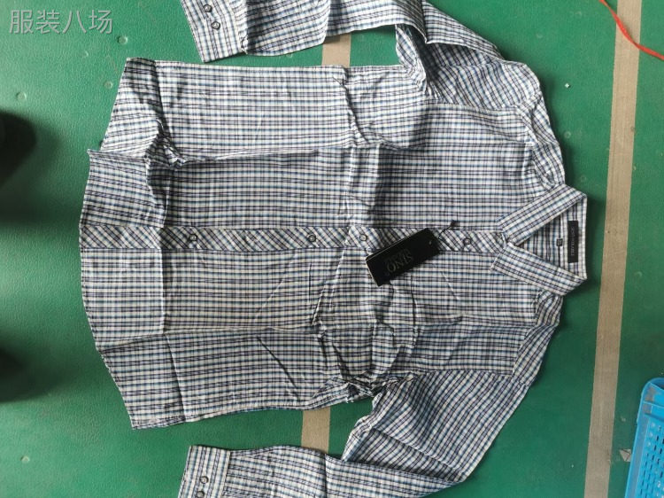 男士品牌长袖衬衫，六五棉，100%全棉质量不错，20000件-第5张图片