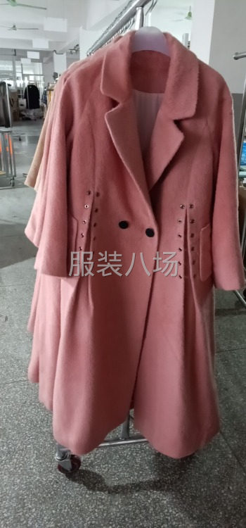 本公司专业加工服装，时装为主，双面呢大衣，单面呢大衣，派克服-第7张图片