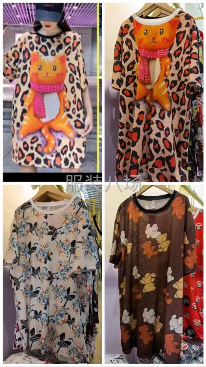 5000件高品質(zhì)！圖片款！圖片款！
歐貨大版短袖女胖mm大碼-第8張圖片