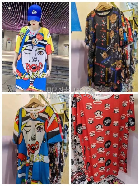 5000件高品質(zhì)！圖片款！圖片款！
歐貨大版短袖女胖mm大碼-第2張圖片