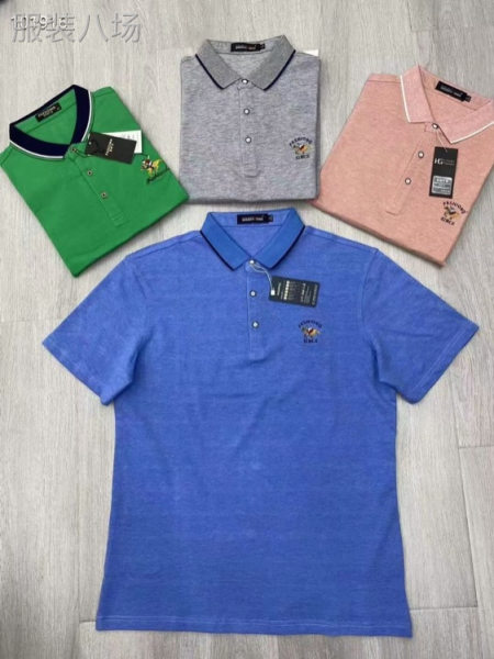 D8179# 纯色系列短袖POLO衫
品牌同款刺绣 商务休闲-第3张图片