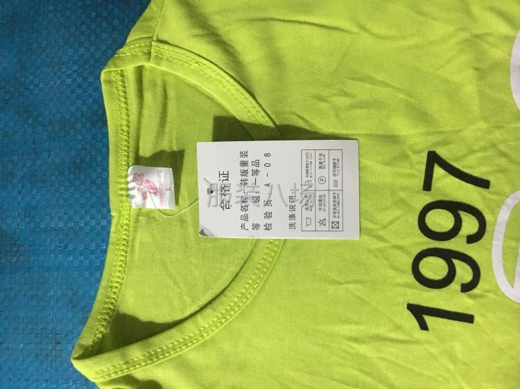 童装短袖套装，多颜色图案  三个码L  XL  XXL搭配，-第5张图片