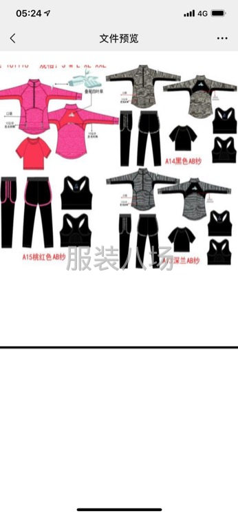 瑜伽服 健身服處理 套裝 四件套 單款500件共20個(gè)款-第5張圖片