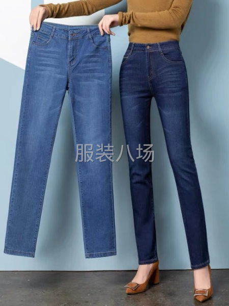 女装牛仔裤长裤批发-第2张图片