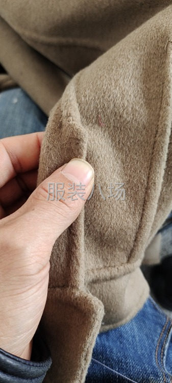 承接双面呢羊绒大衣整件加工手缝加工-第1张图片