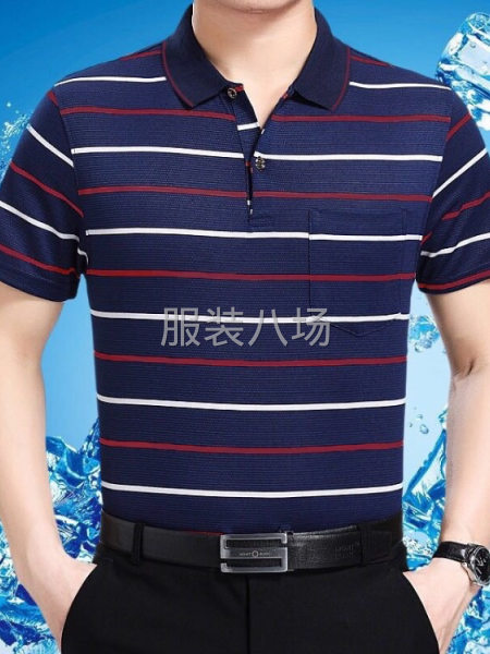 纯棉男装翻领短袖-第2张图片
