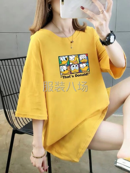 女装纯棉短袖t恤-第3张图片