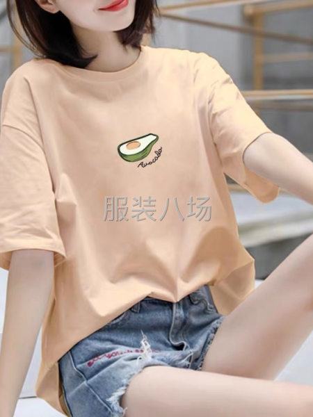 女装短袖t恤现货-第2张图片