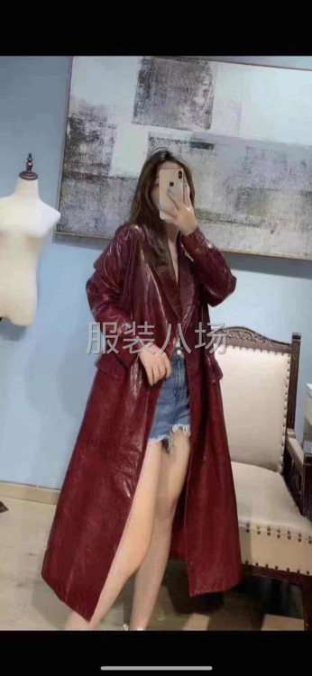 双面羊绒拼接大衣，设计师款，高定 狐狸毛-第6张图片