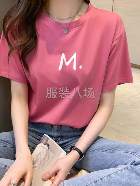 女装短袖t恤衫尾货批发-第2张图片