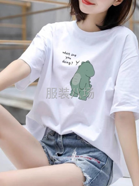 纯棉女装短袖批发处理-第2张图片