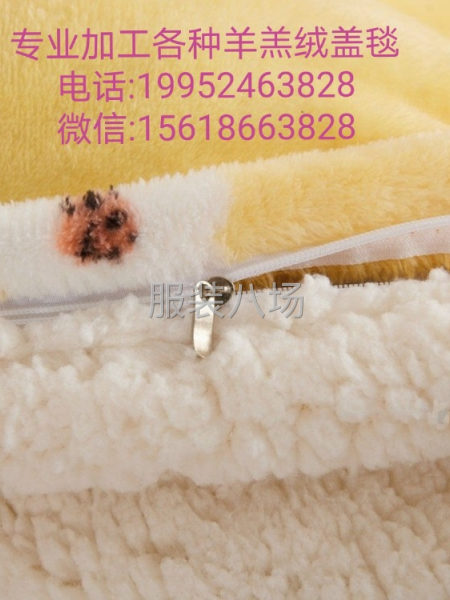 专业加工各种羊羔绒盖毯-第2张图片