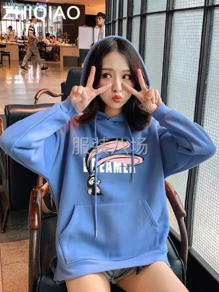 女装卫衣套头款秋款保暖衣-第1张图片
