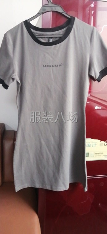 主营，针织类形，圆领T恤，裤子，套装-第4张图片
