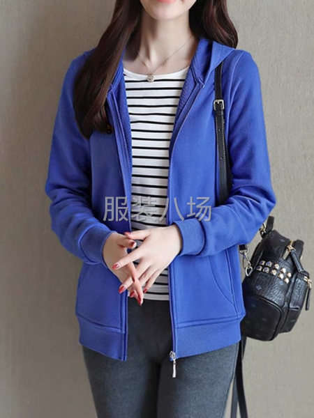 女装外套卫衣拉链款-第2张图片