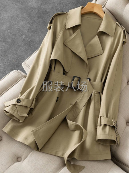 尋找貨源，有這種成品中長款風衣，聯系我-第3張圖片