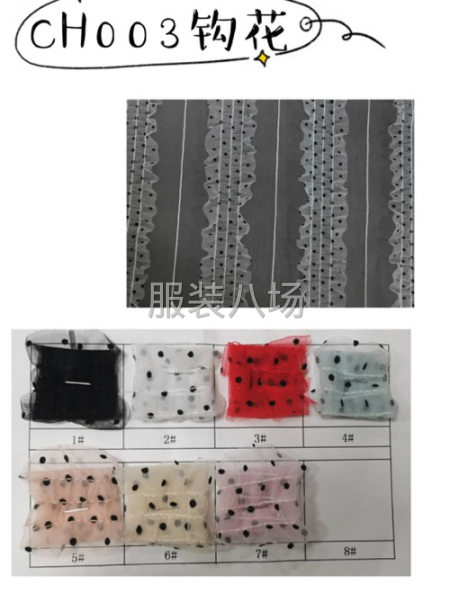 档口主营女装时尚网布面料-第3张图片