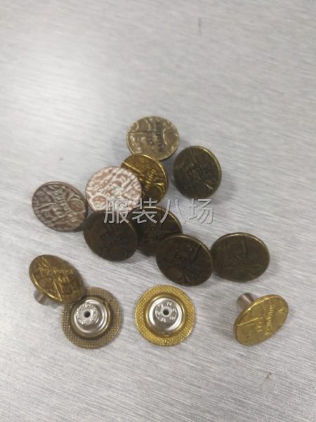 牛仔钮扣，合金-第1张图片