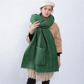 undefined - 生产日本欧州订单围巾披肩毛织毯子工厂 - 图9