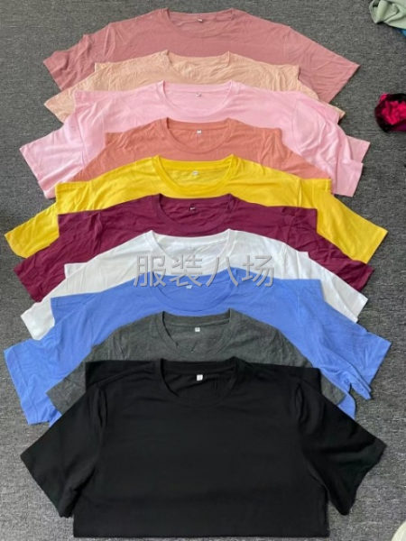 纯棉光板170克，1万件，男女同款XS到3XL，对口的来谈谈-第1张图片