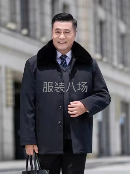 批发男士中老年棉服500件-第1张图片