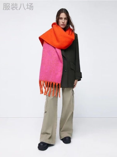 围巾🧣 披肩 常年生产日本欧州围巾披肩，休闲小毯子的工厂-第3张图片