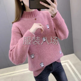 undefined - 女装厚款羊毛衫尾货 - 图1