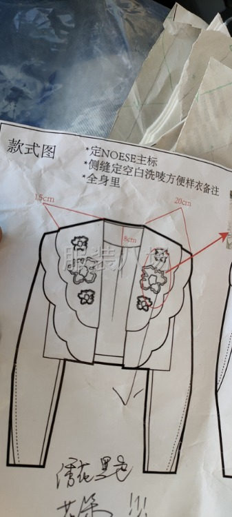 专业服装裁片秀花。-第2张图片
