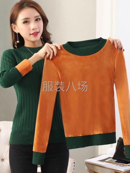 加绒毛衣女装厚款靓货-第1张图片