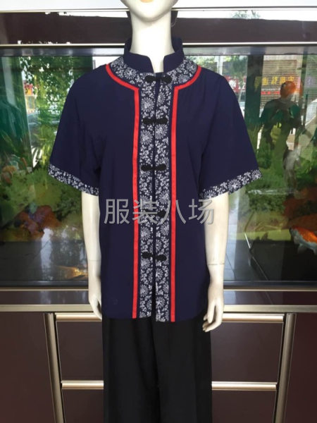 专业生产酒店制服厨师服衬衫裤子保安保洁服-第1张图片