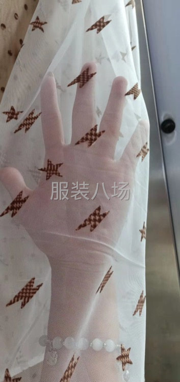 女装时尚面料混色双色植绒-第3张图片