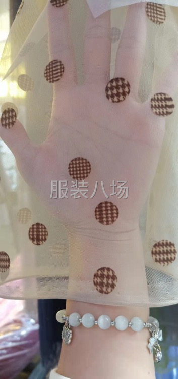 女装时尚面料混色双色植绒-第5张图片