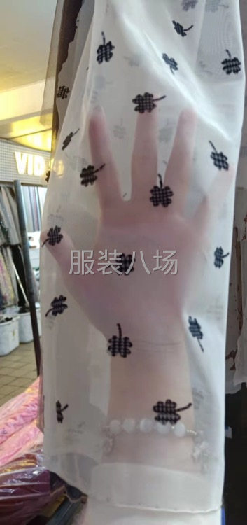 女装时尚面料混色双色植绒-第7张图片