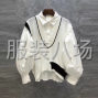 东莞 - 虎门镇 - 镇口二区综合市场 - 2021年秋季新款欧货女装V领珍珠...