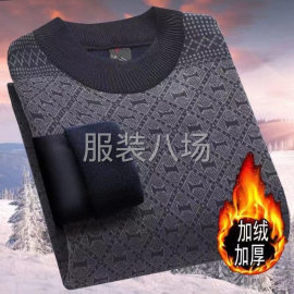undefined - 男装加绒毛衣多款加厚 - 图1