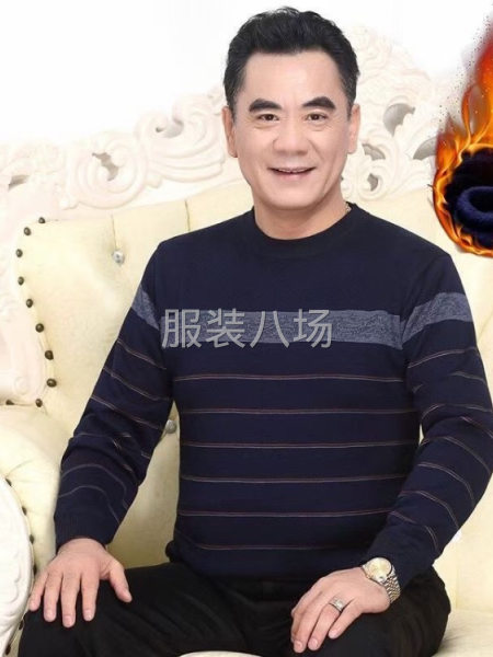 男装加绒毛衣尾货批发-第2张图片