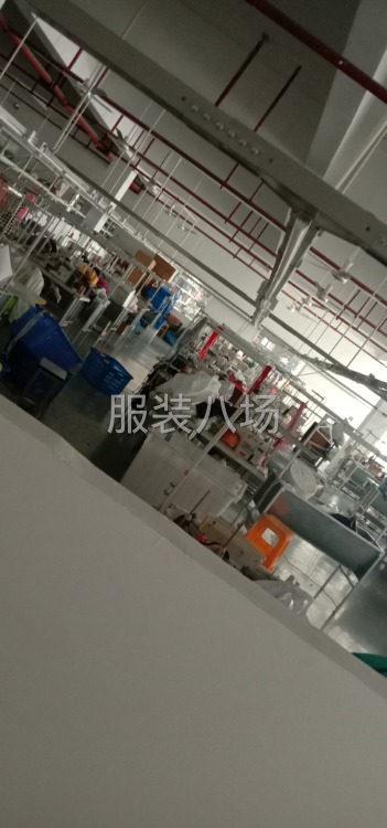 生产中服装厂，前后道设备齐全，也可分割-第2张图片