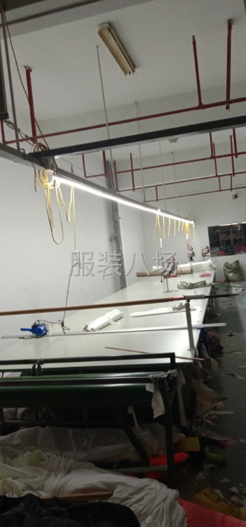 生产中服装厂，前后道设备齐全，也可分割-第3张图片