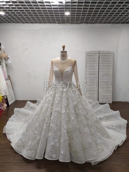 外贸婚纱礼服厂，工价高礼服100起底薪6000_1万+-第6张图片