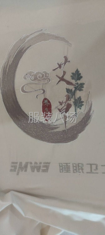 绣花加工，专业承接电脑绣花，希尔顿，logo，商标，枕头，被-第4张图片