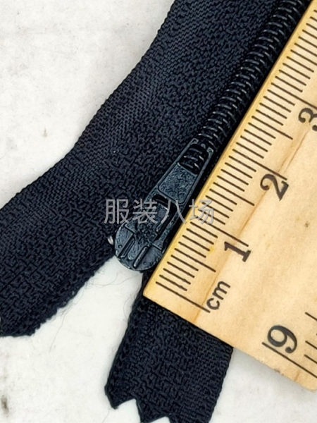 西装裤子前中拉链，3号尼龙毕尾自动头-第2张图片
